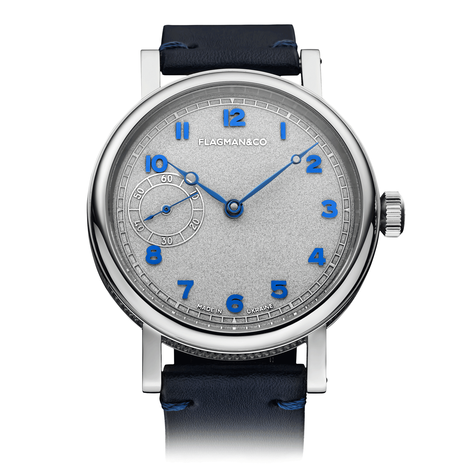 Bohemia Blue handmade watch with blue strap #color_blue