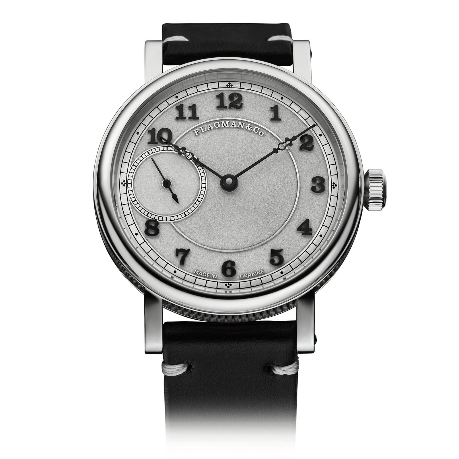 Bohemia Black handmade watch with black strap #color_black