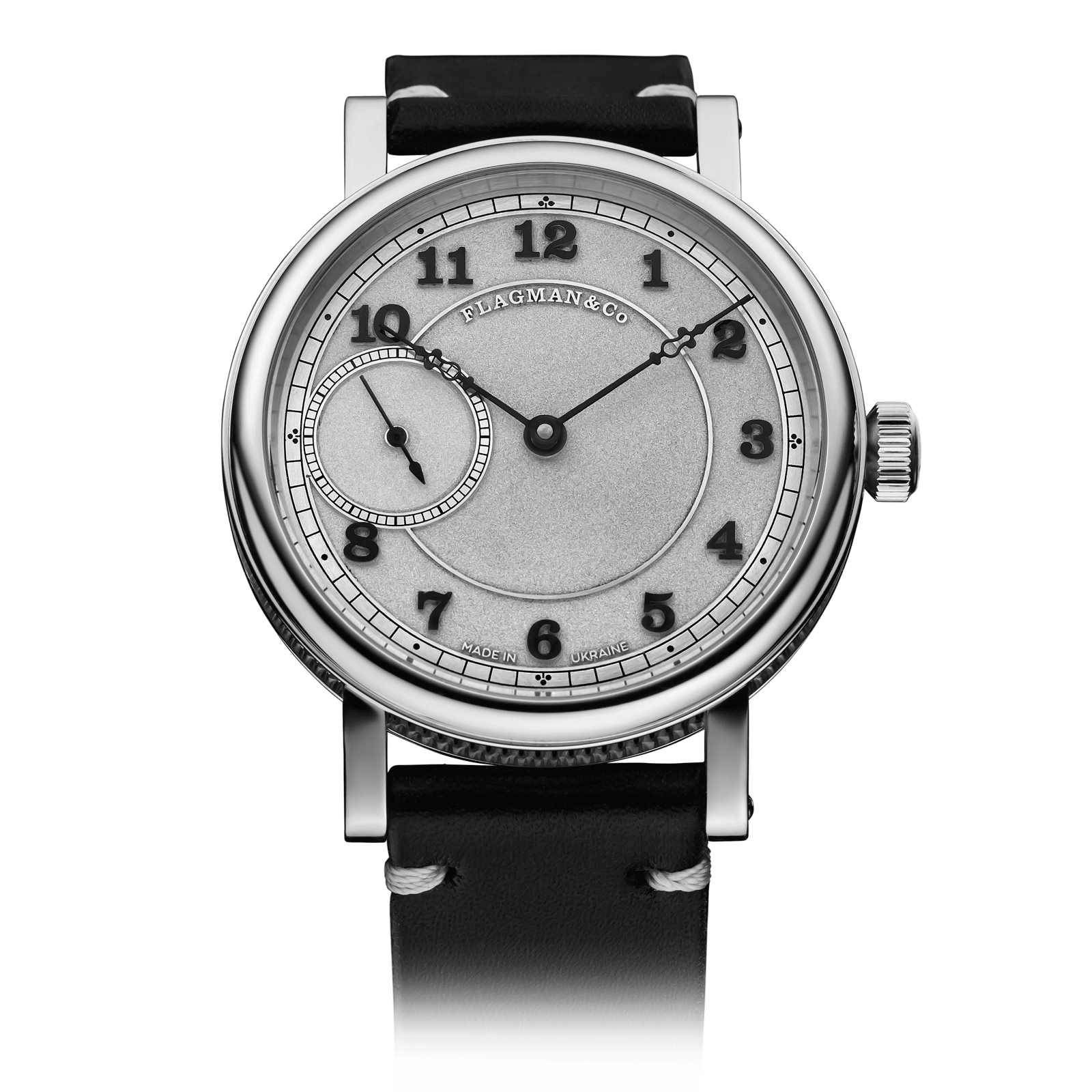 Bohemia Black handmade watch with black strap #color_black