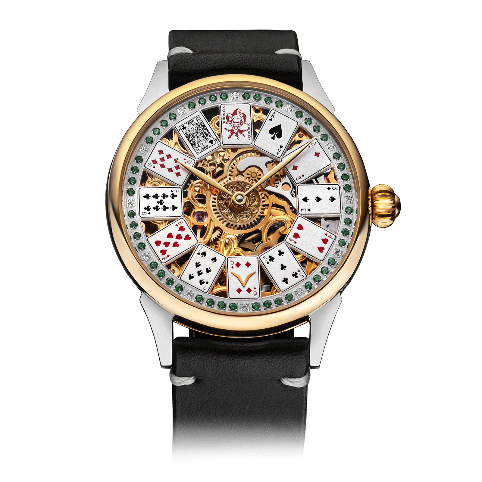 Luxory watch – Black Strap #color_black