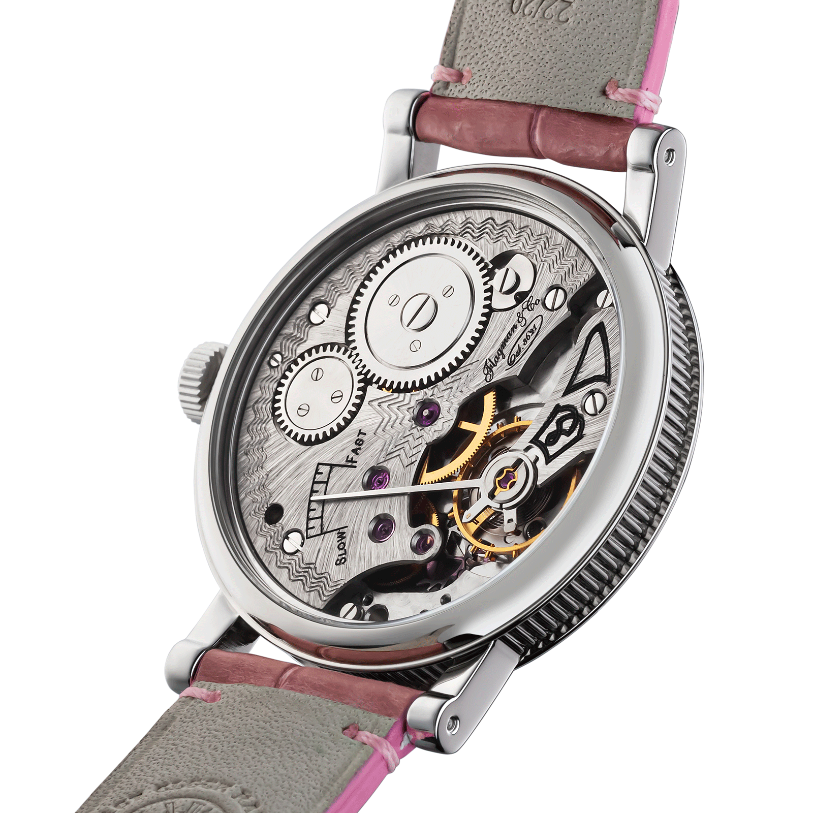 Back view of Mechanical watch – exposed movement - Tokyo