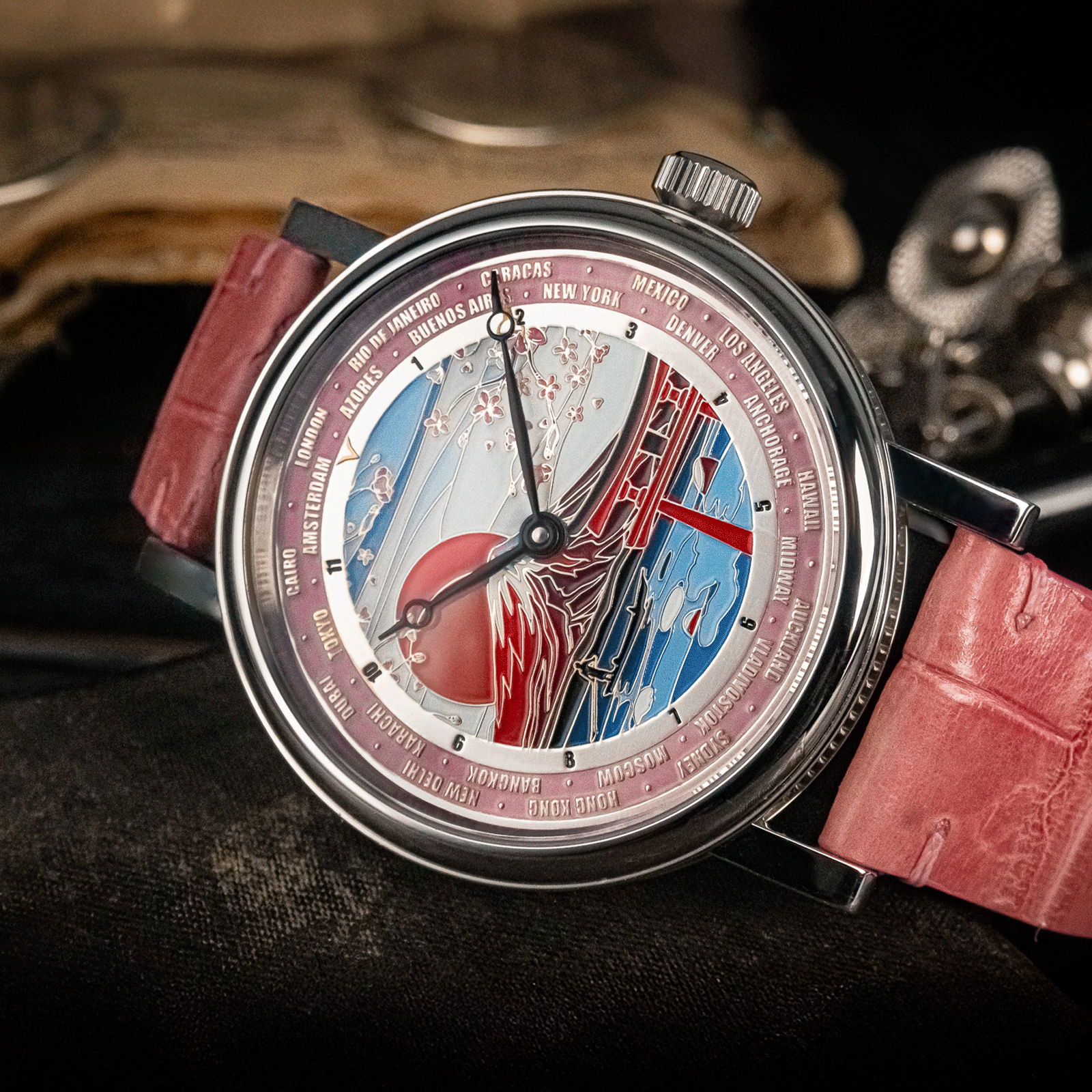 Lifestyle photo of Art Deco Watch in handmade watch - Tokyo