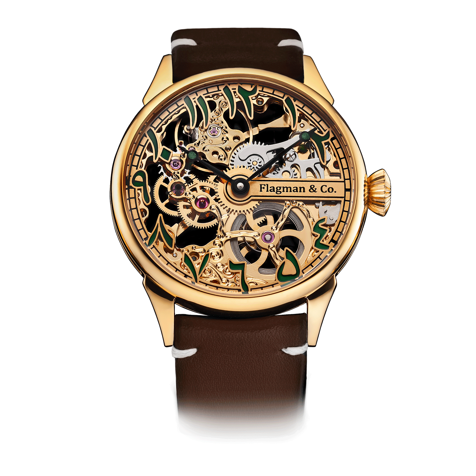 Brown Strap – Arabic Emerald #color_brown