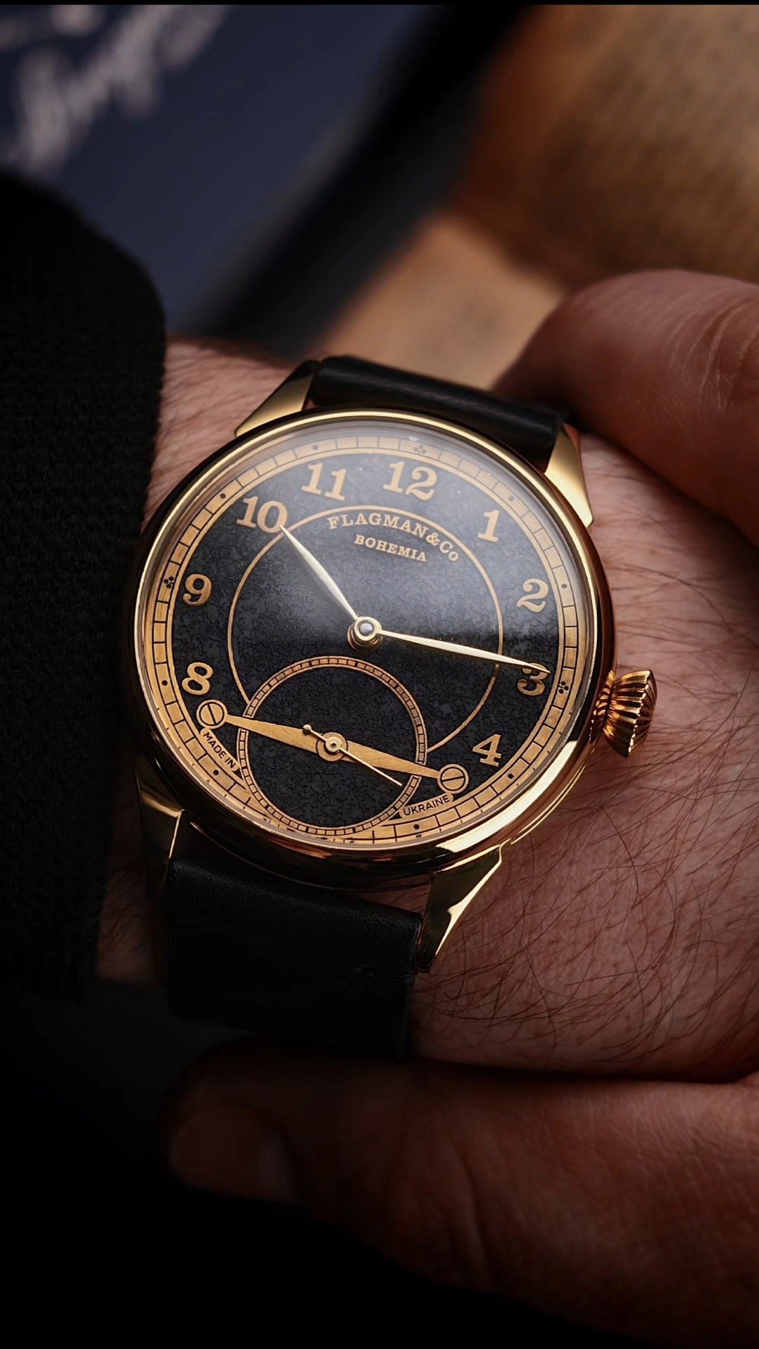 Front view of boho watch – mechanical watch