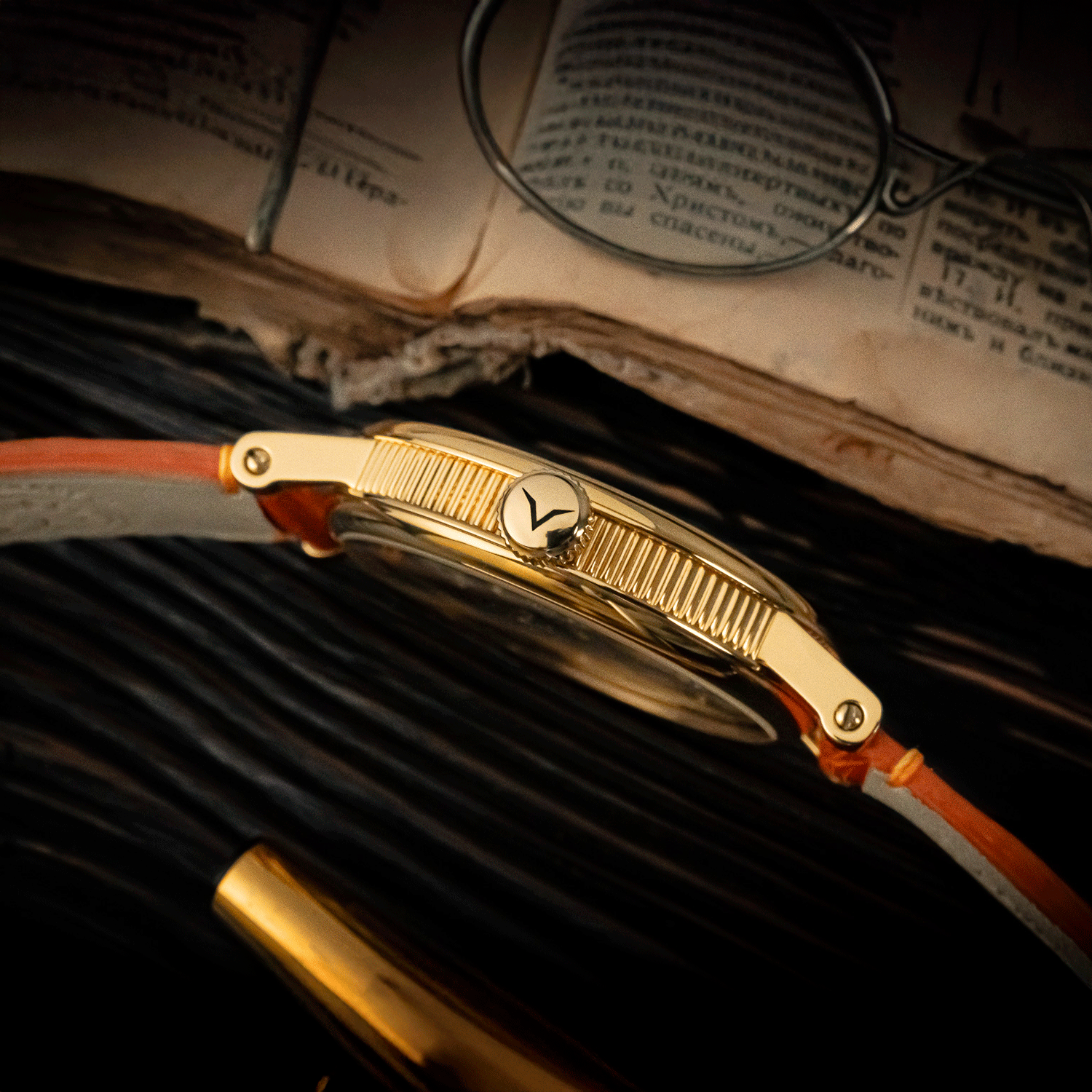 Side view of handmade watch – Cappadocia watch