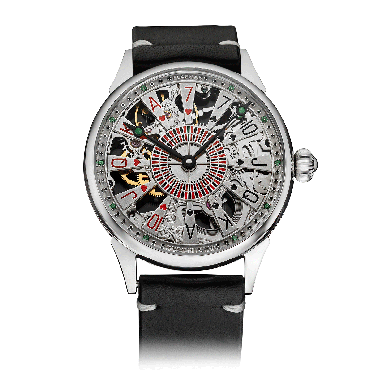 Casino watch – Black Strap #color_black