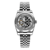 Skeleton watch Chess – Steel Strap #color_silver