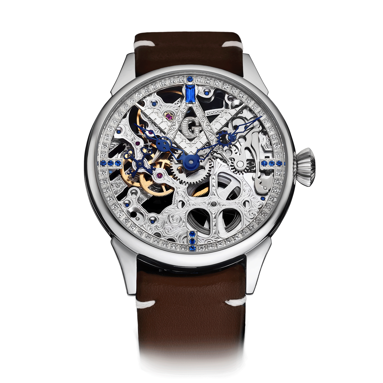 Brown Strap – Freemason Watch #color_brown