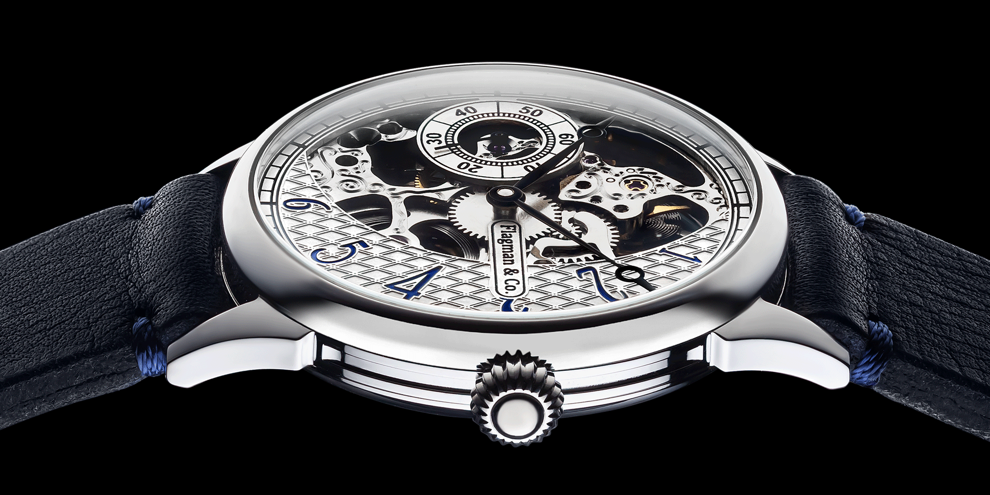 Close-up of Steampunk mechanical watch crown