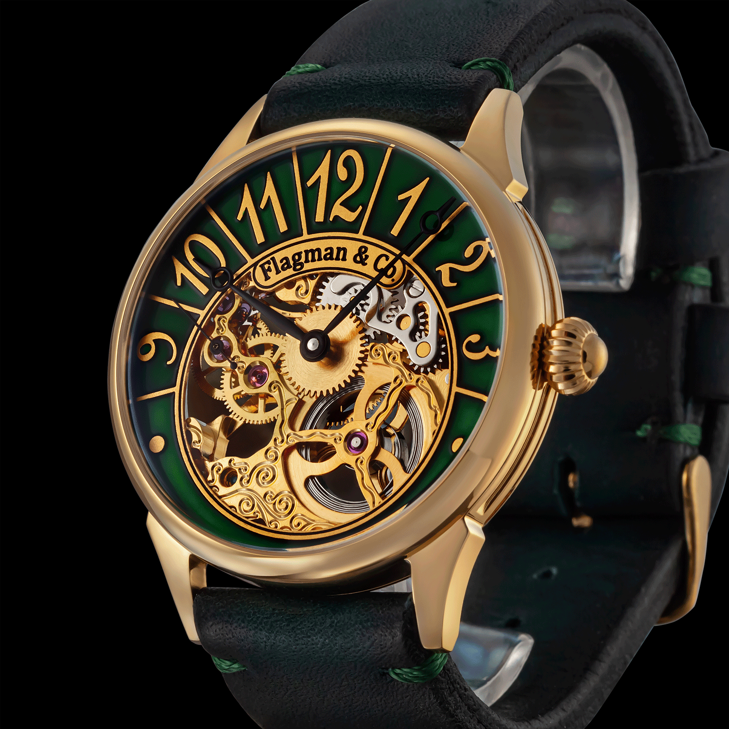 Front view detail of Masterpiece - Handmade watch