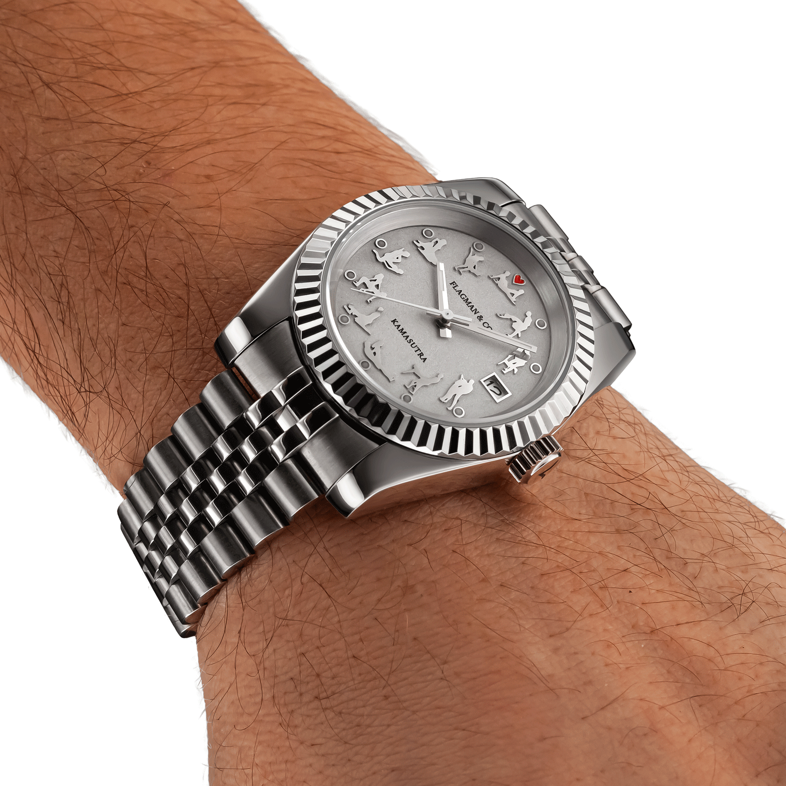 Handmade watch worn on wrist - KS