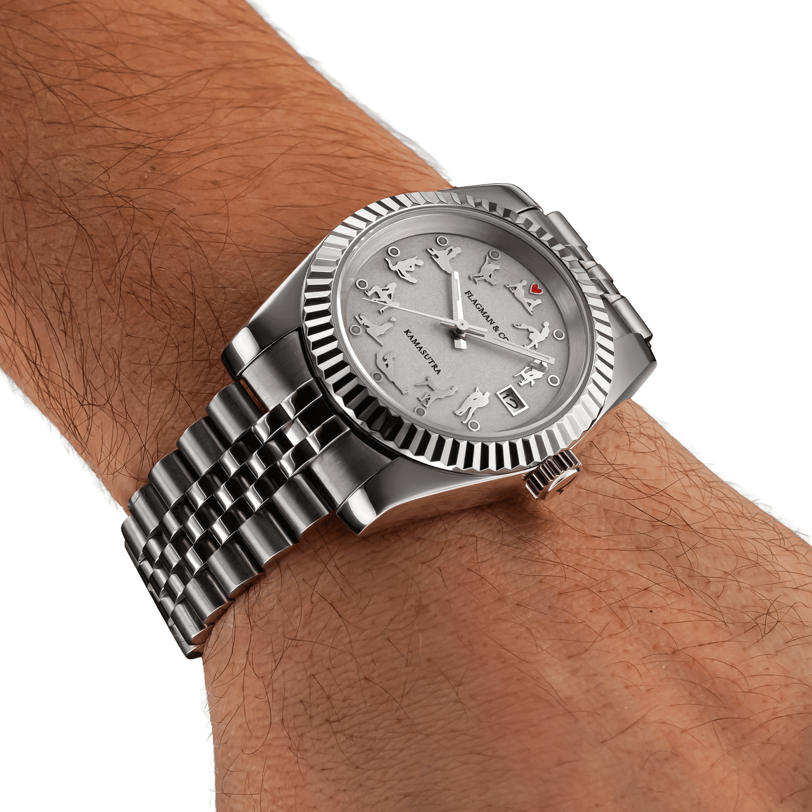 Handmade watch worn on wrist - KS