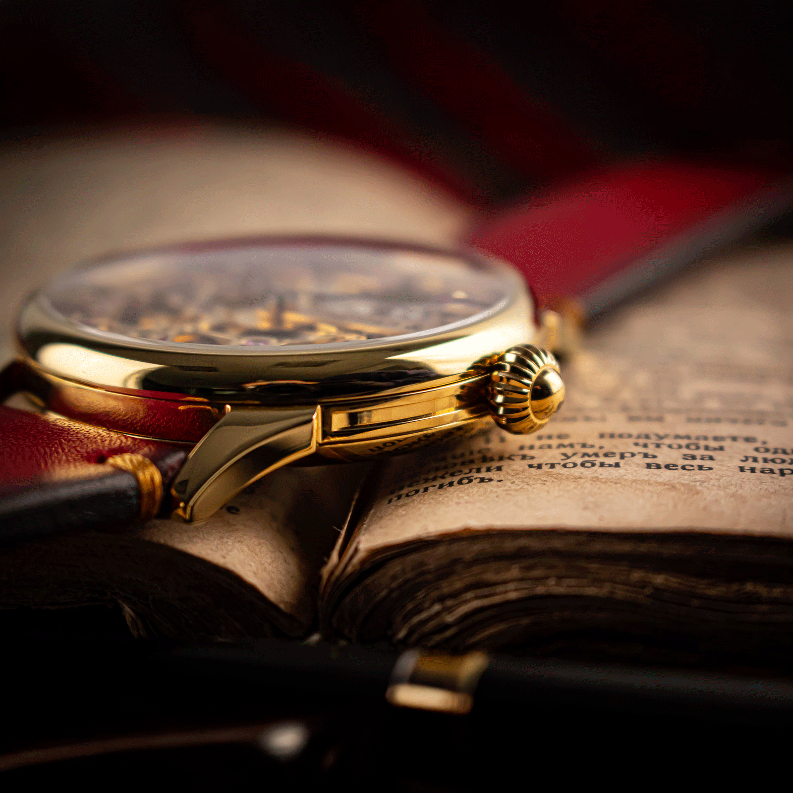 Lifestyle photo of Chinese Ruby watch in handmade watch – Handmade watch