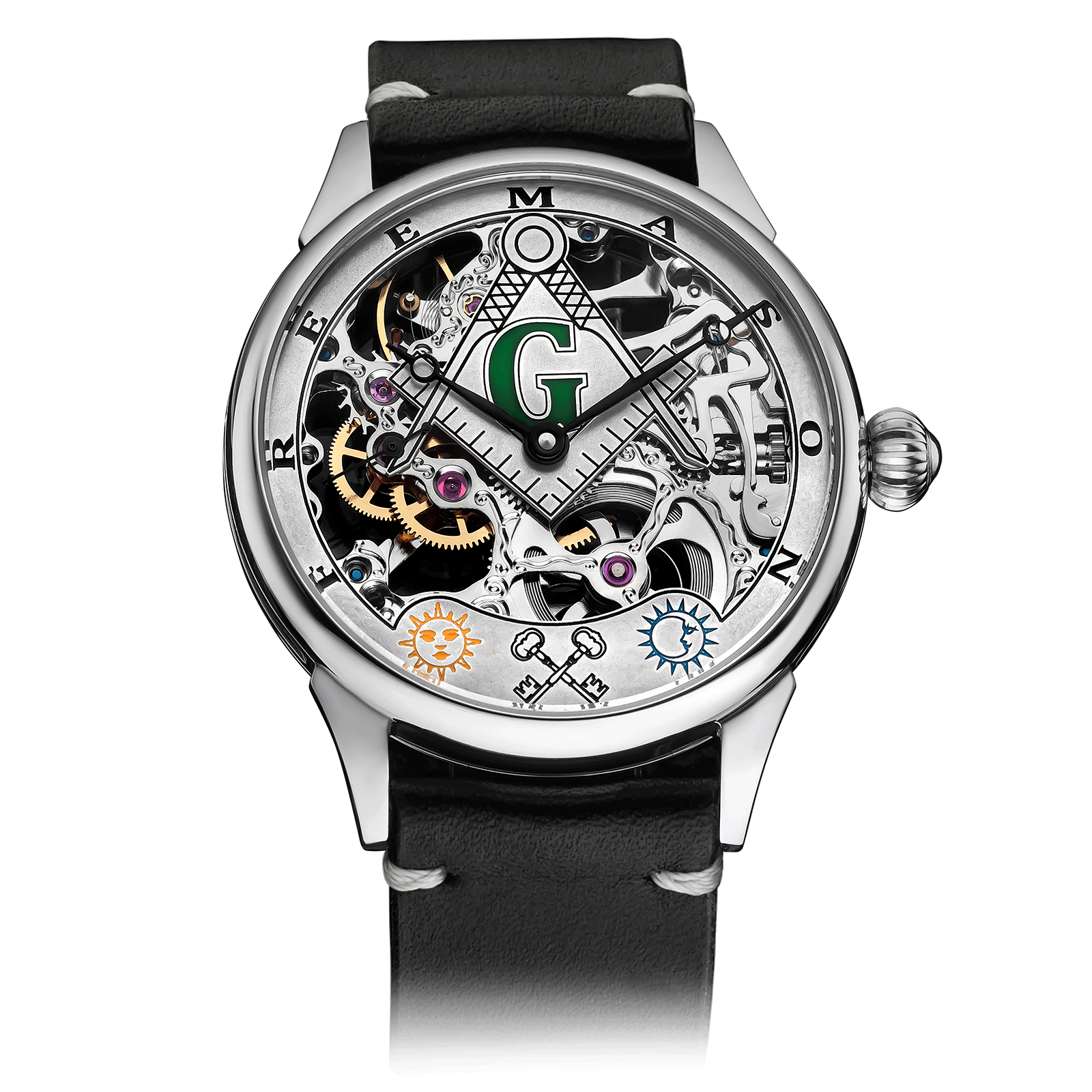 Temple G Watch – Black Strap #color_black