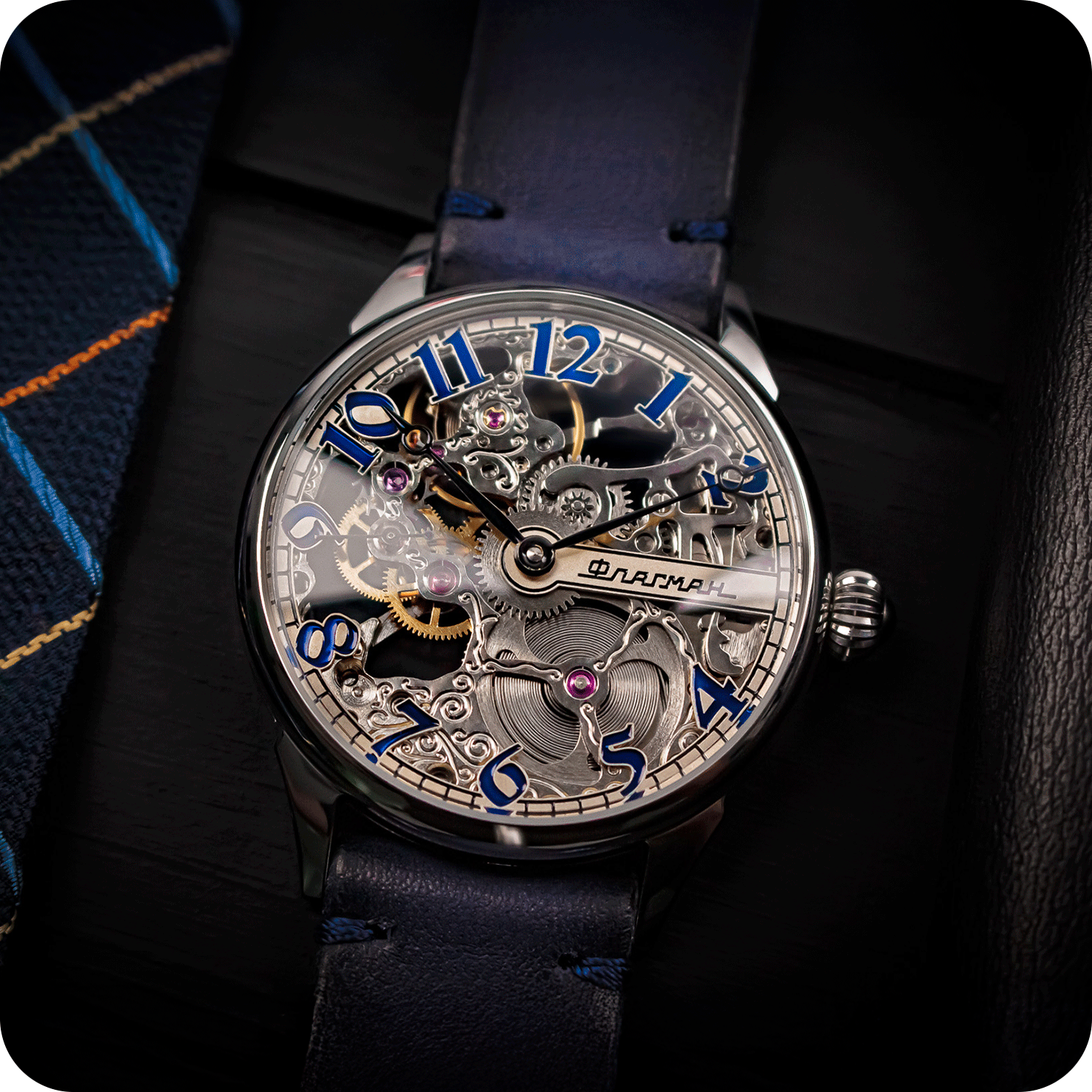 Handmade skeleton watch from the Masterpiece Collection