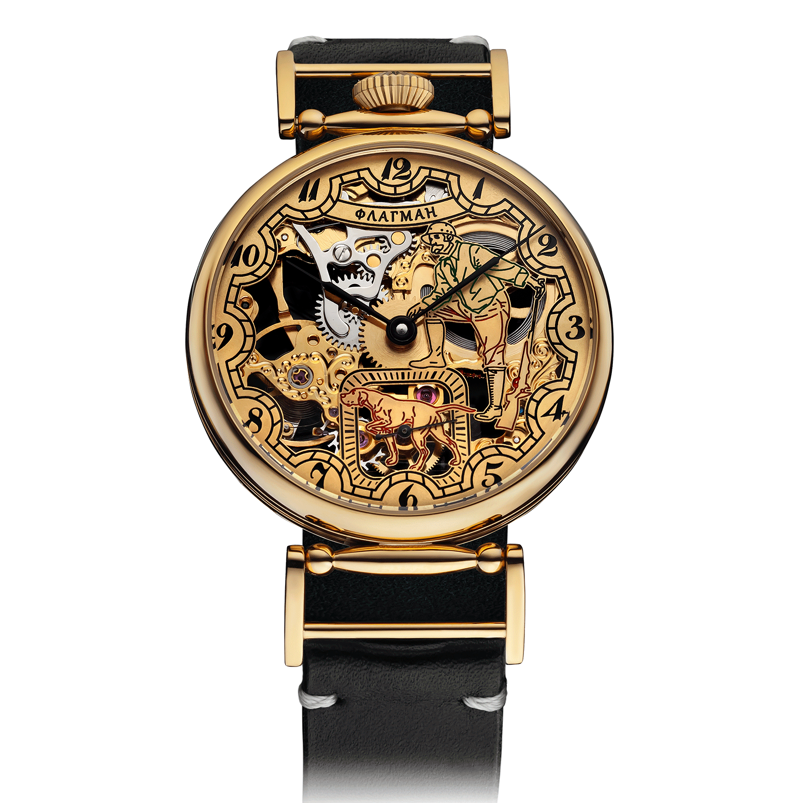 Hunter Grace watch – Black Strap #color_black