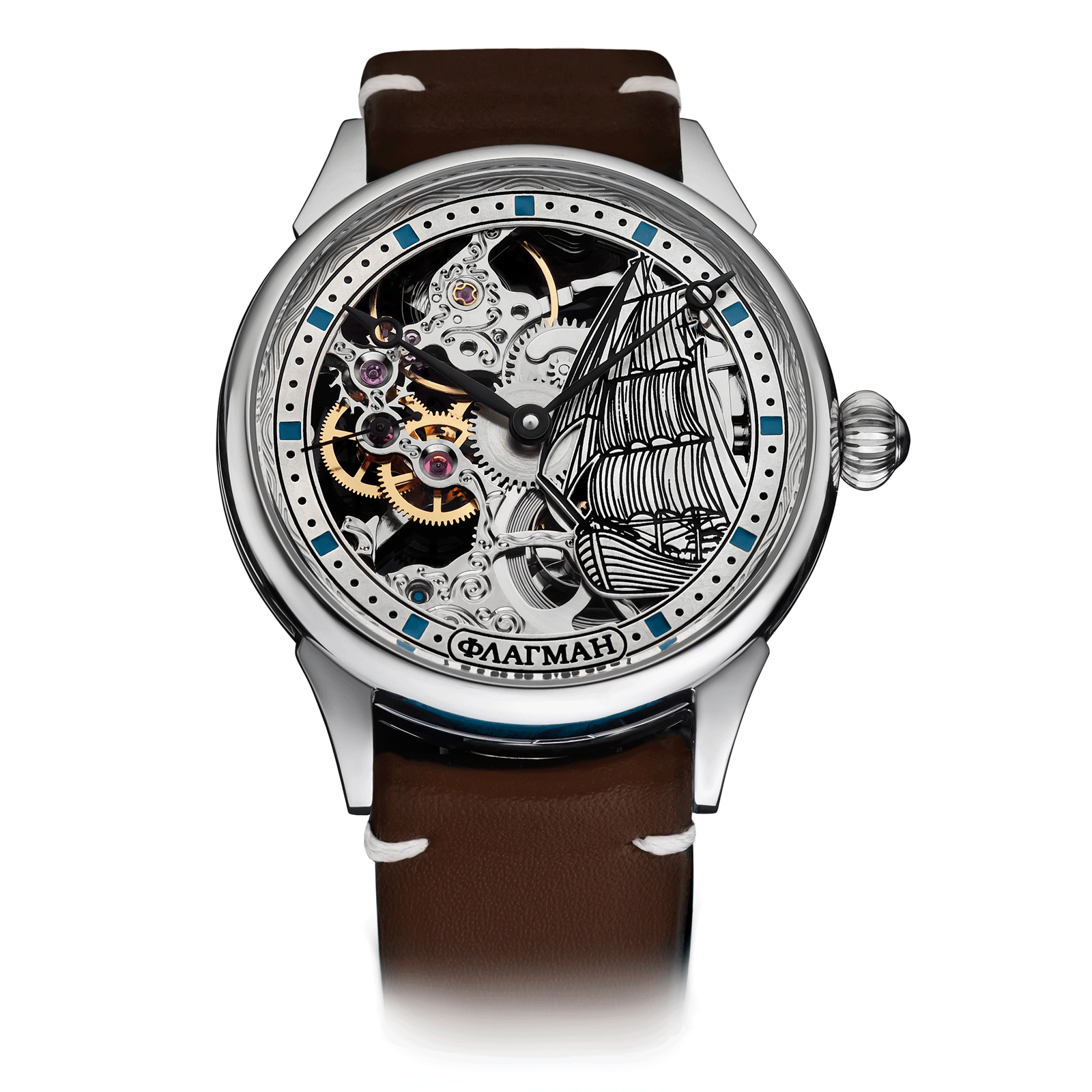 Brown Strap – Handmade Watch #color_brown