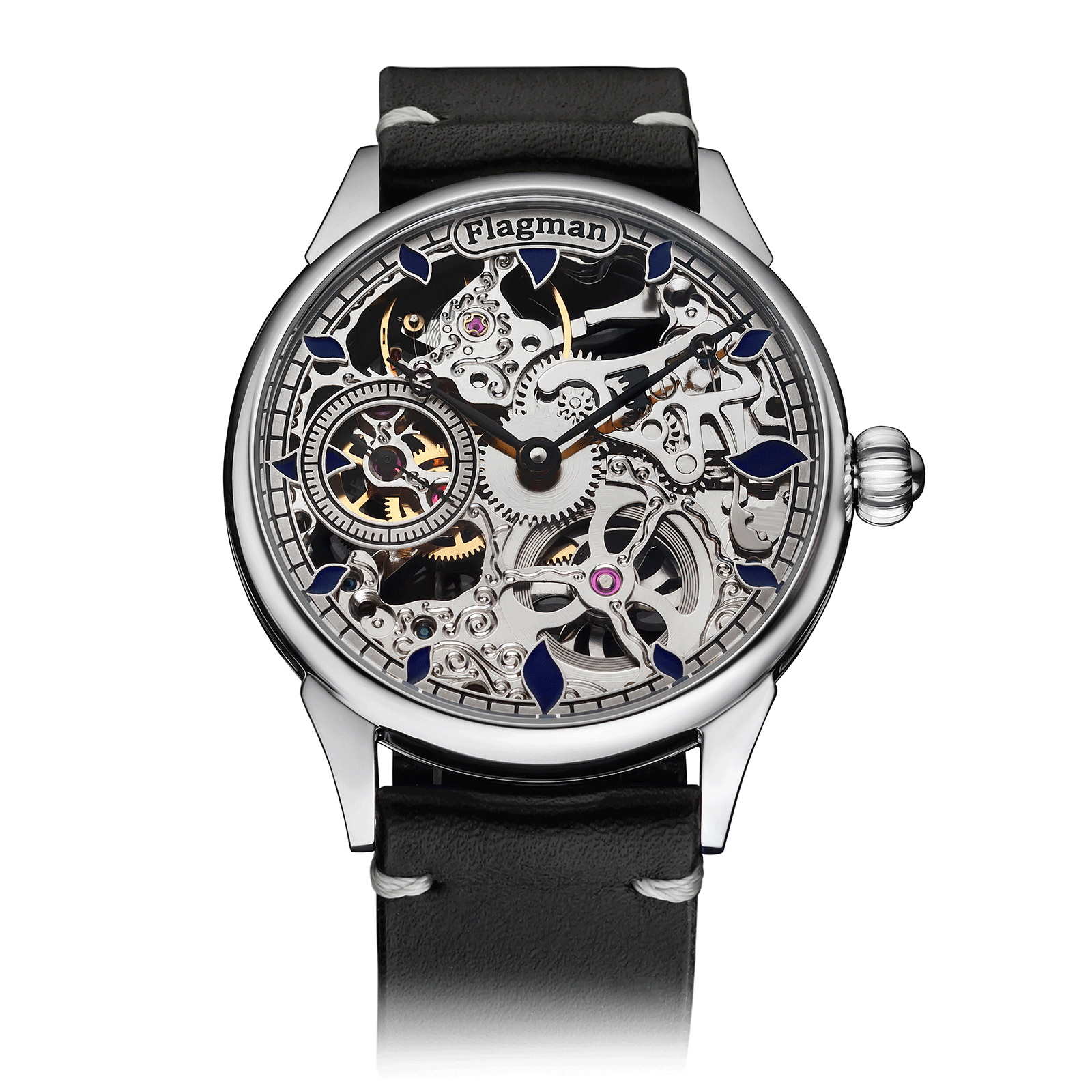 Aether Drop watch – Black Strap #color_black