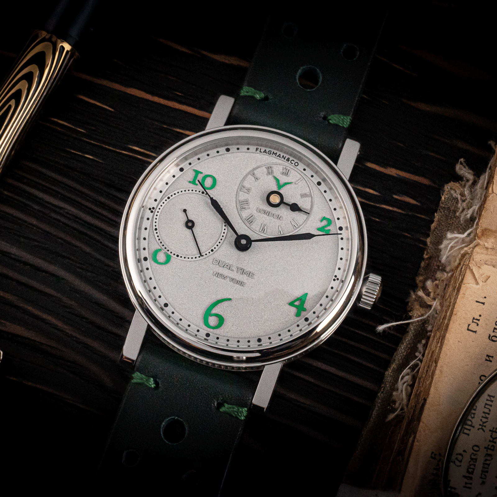 Lifestyle photo of bohemian watch Regulator Green