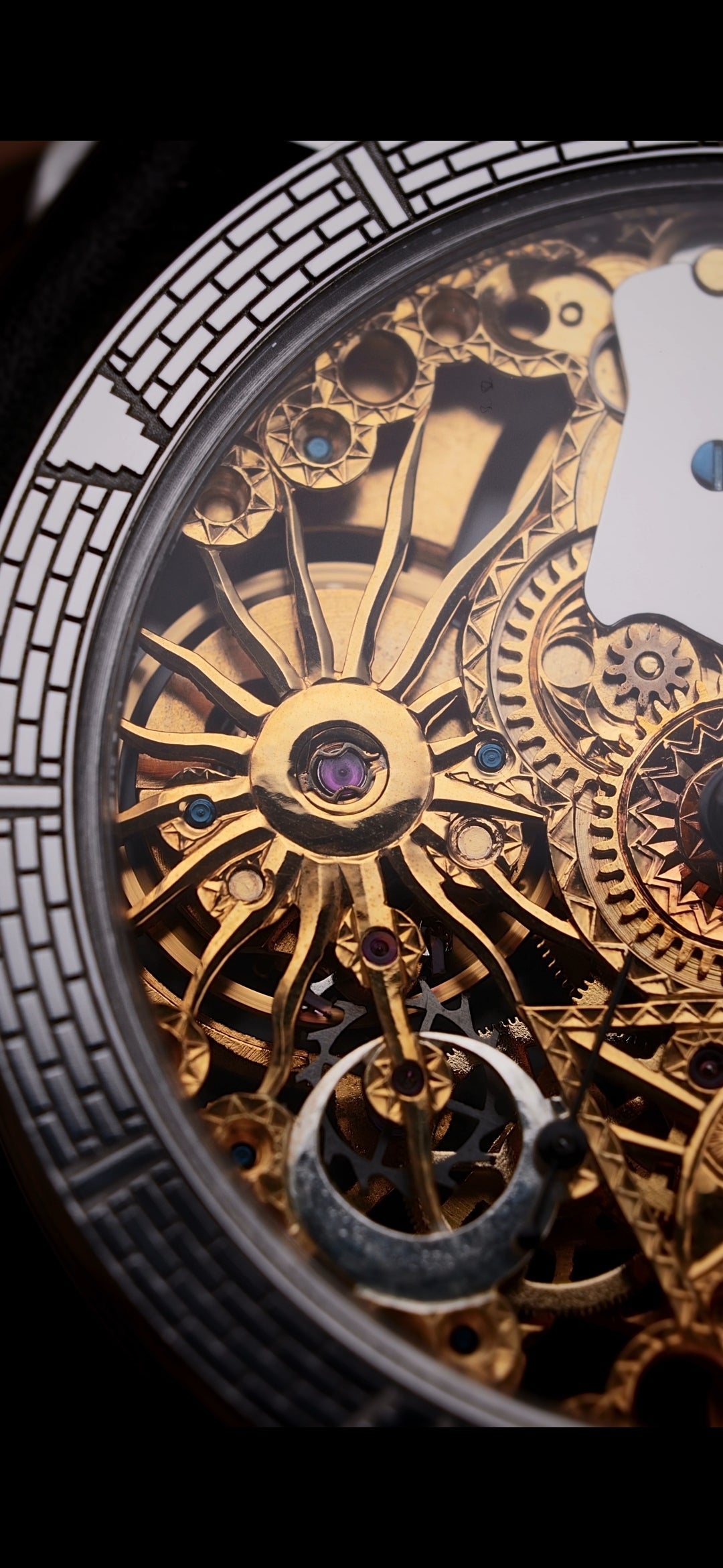 Skeleton masonic watch - Lifestyle Photo