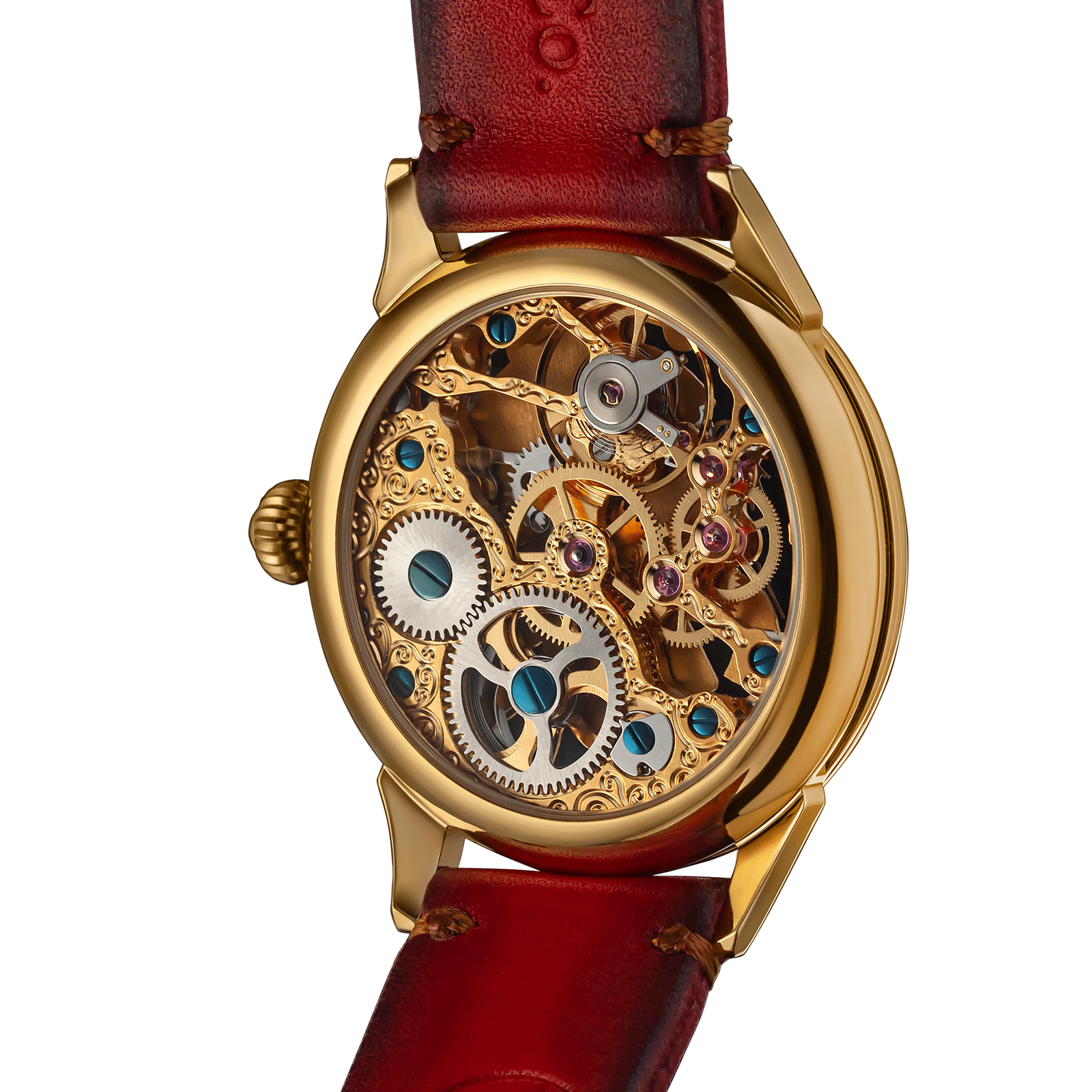 Back view of Casino watch – exposed movement