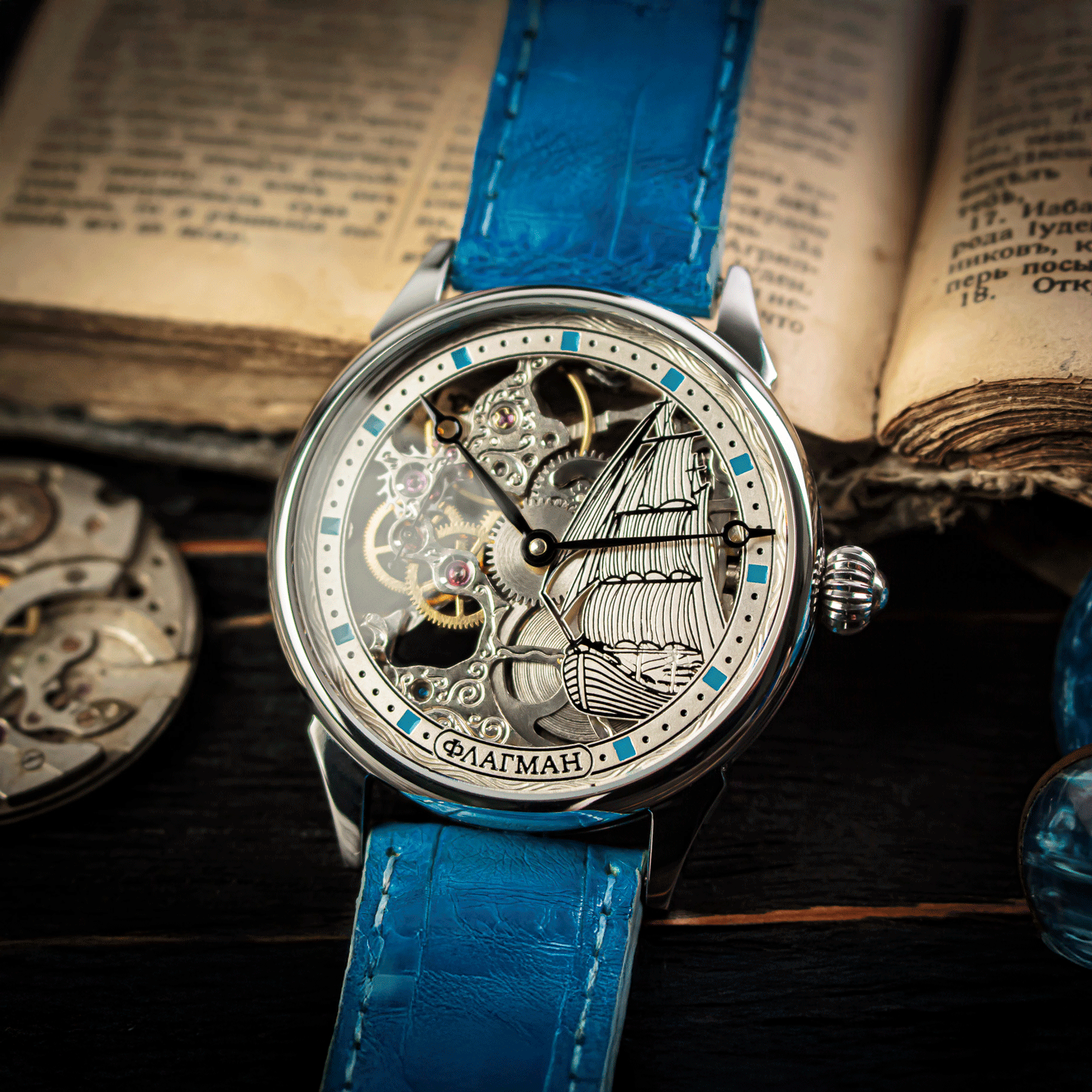 Lifestyle photo of Masterpiece watch in handmade watch