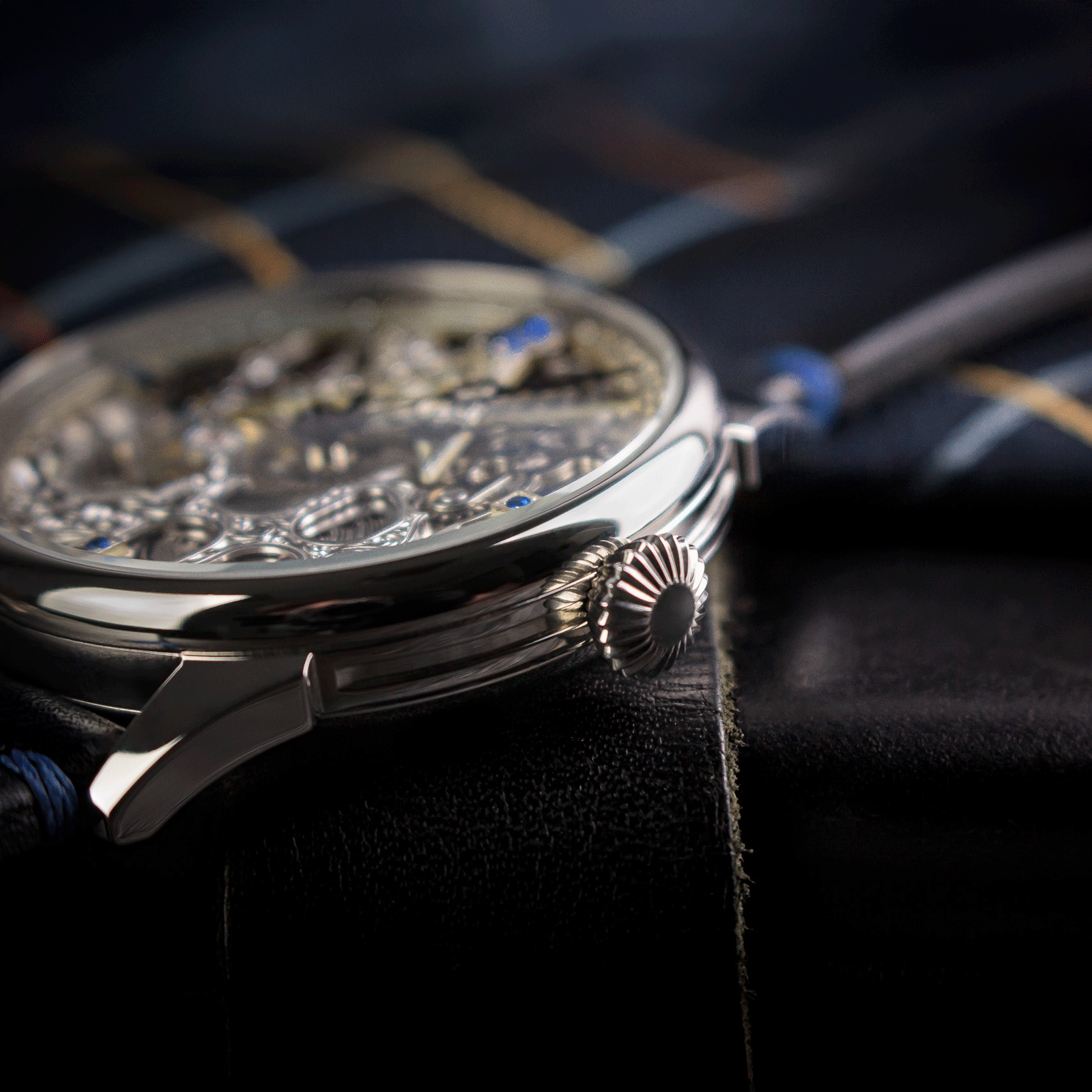 Front view of masonic watch – mechanical watch