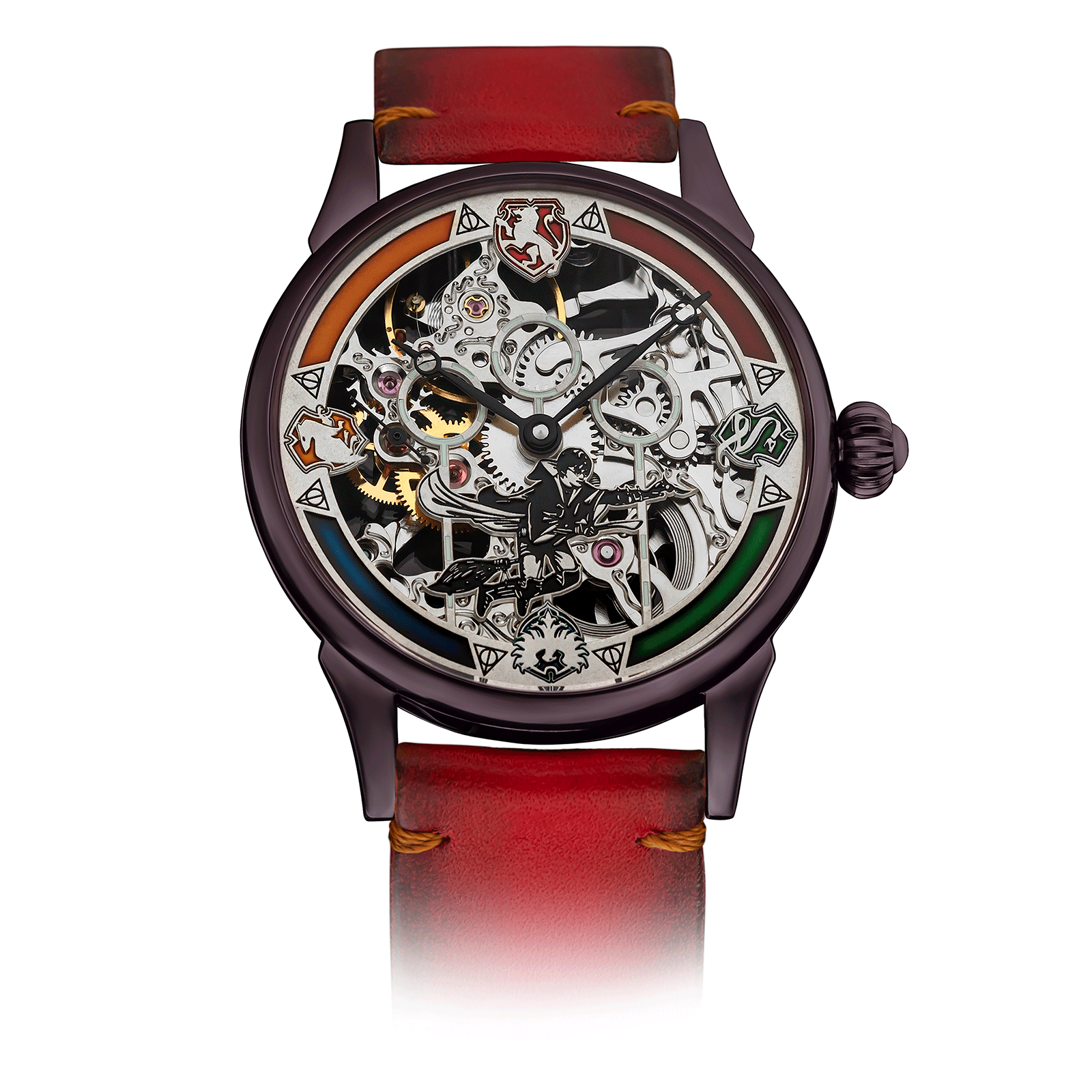 Red Strap Unisex Watch – Mechanical watch #color_red