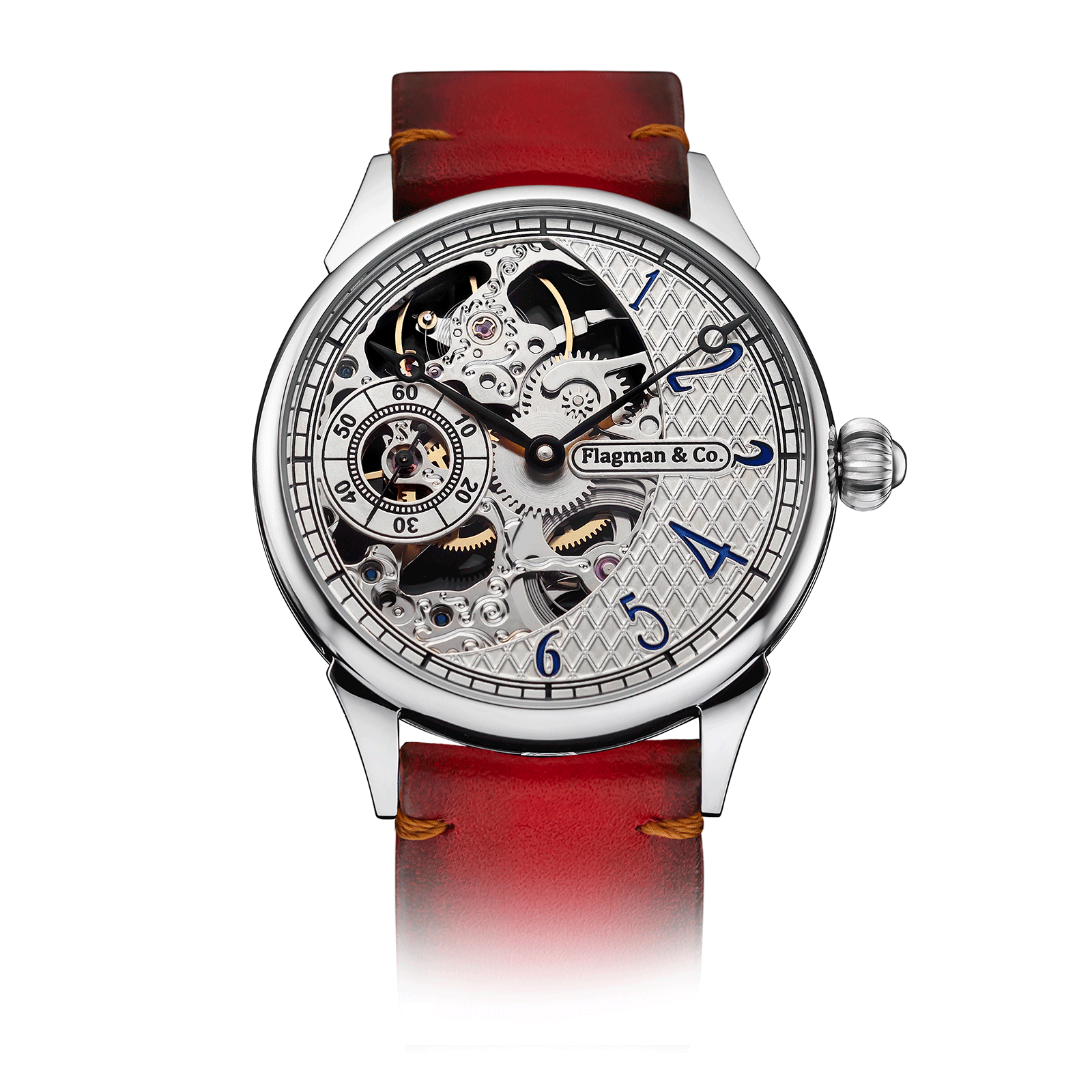 Red Strap Handmade Watch – Steampunk watch #color_red