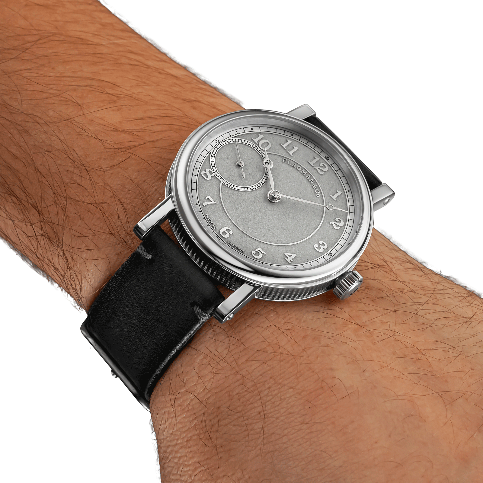 Mechanical watch Bohemia on mens wrist