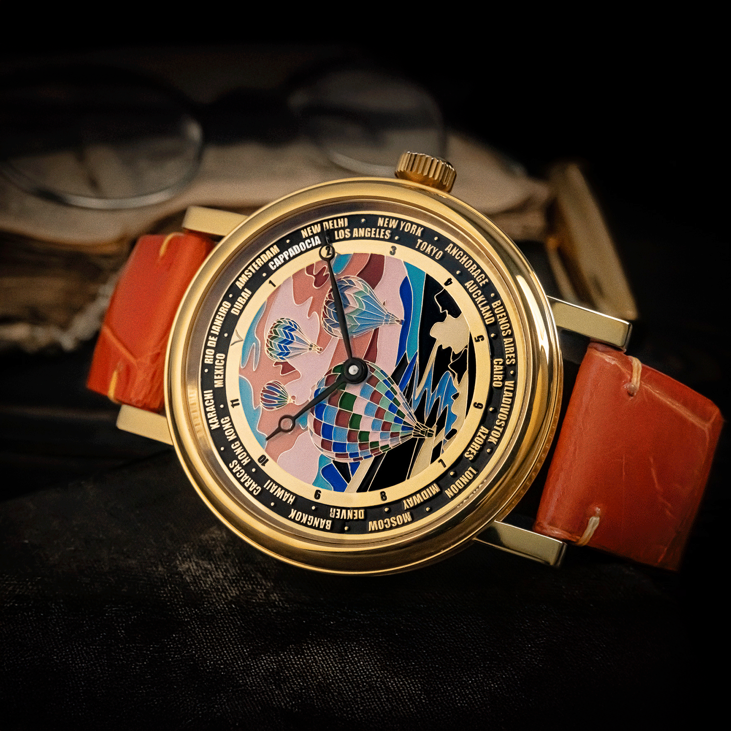 Lifestyle photo of Art Deco Watch in handmade watch - Cappadocia 