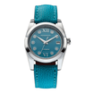 Automatic Mechanical watch for women Lumine Azure with turquoise color leather strap #color_tiffany
