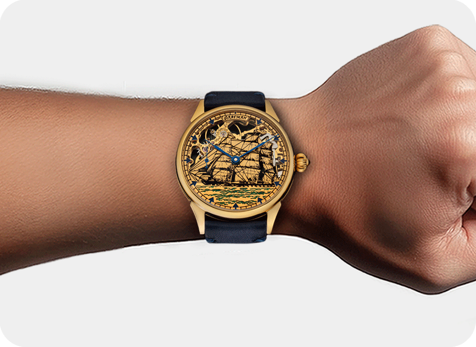 Handmade Skeleton Watch - Sea Regalia