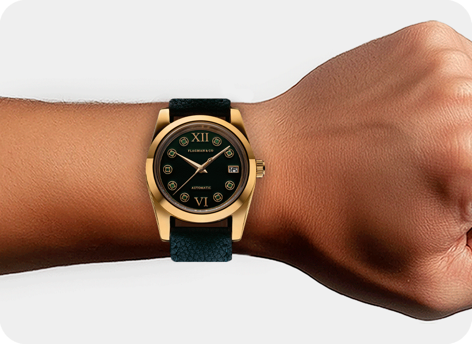 Womens Handmade Watch - Lumine Green