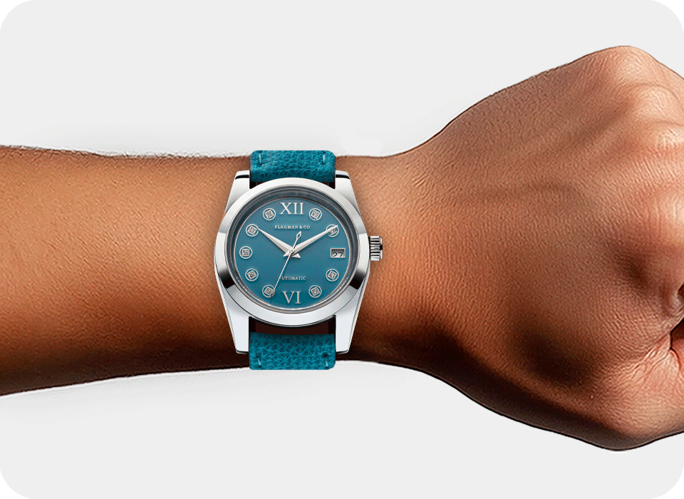 Womens Handmade Watch - Lumine Azure