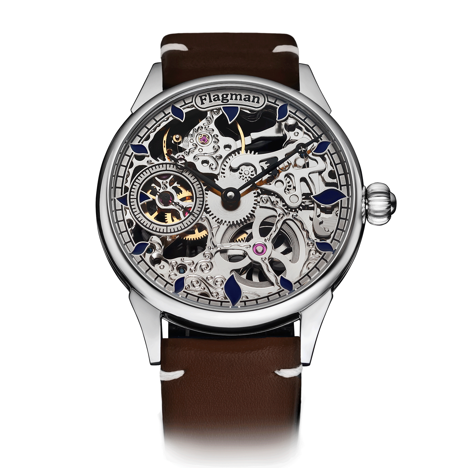 Brown Strap – Steampunk Watch #color_brown