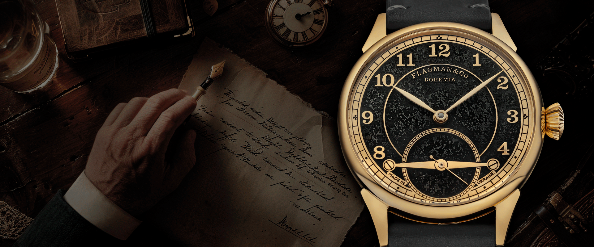 Why Bohemia collection banner - Bohemia Black Mechanical watch