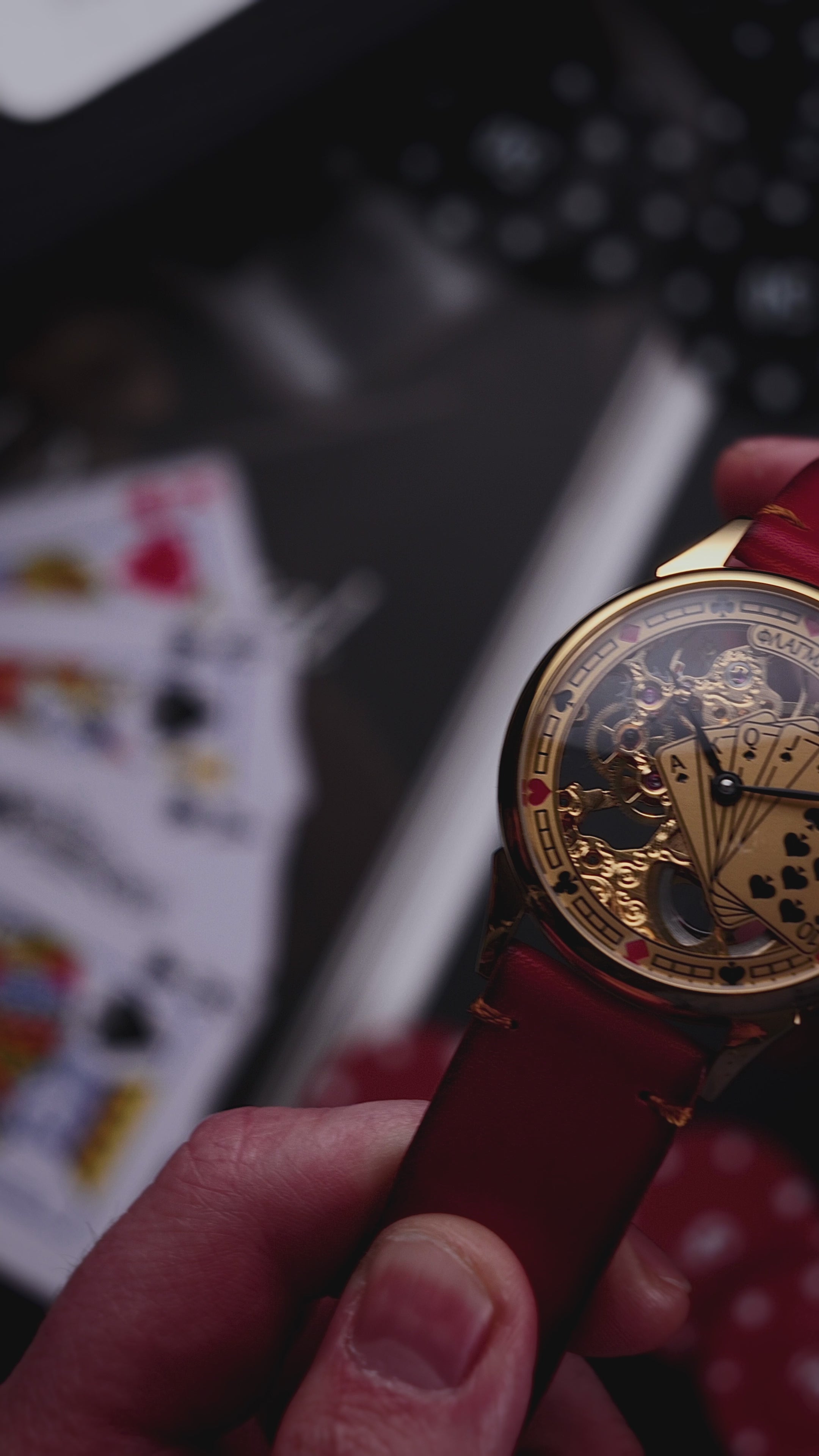 Poker Skeleton Watch - Video