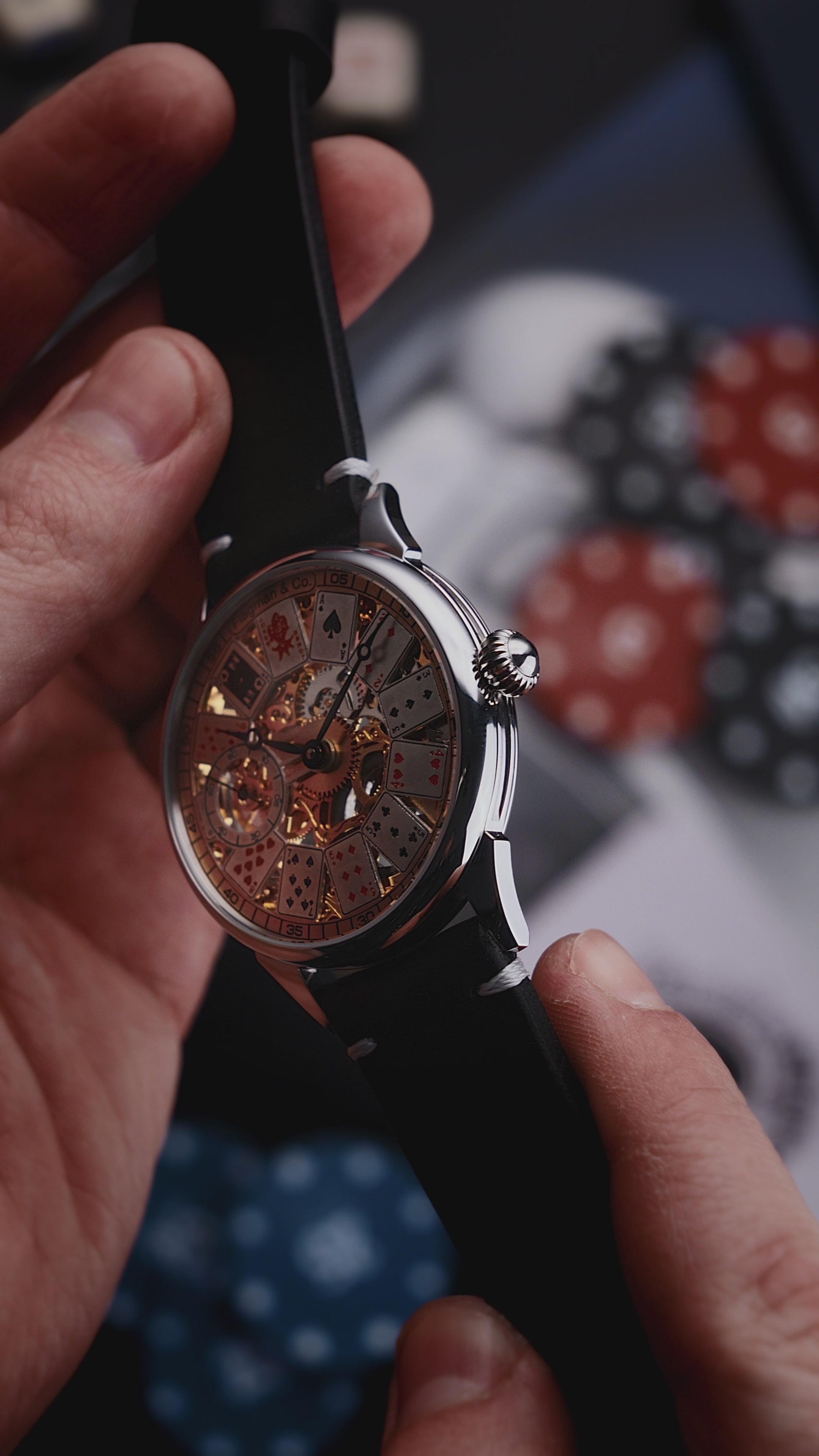 Skeleton Poker Watch - Video