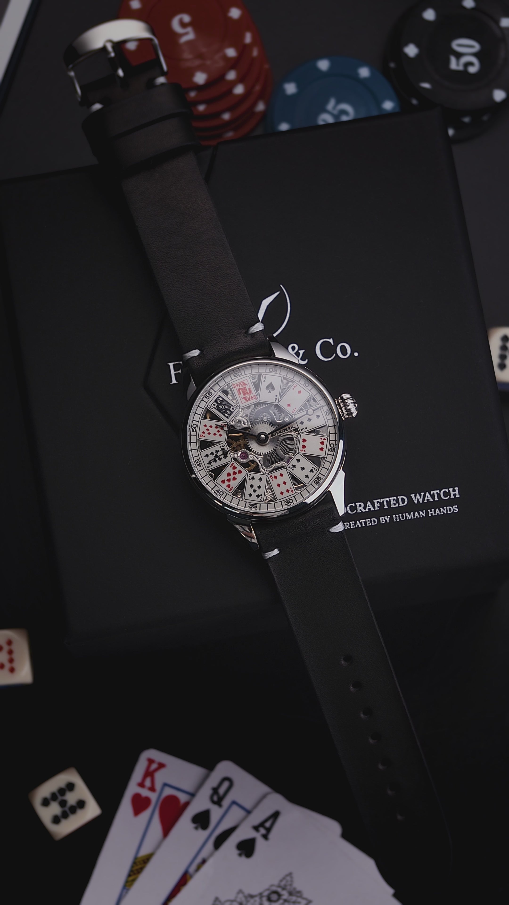 Skeleton watch on Video