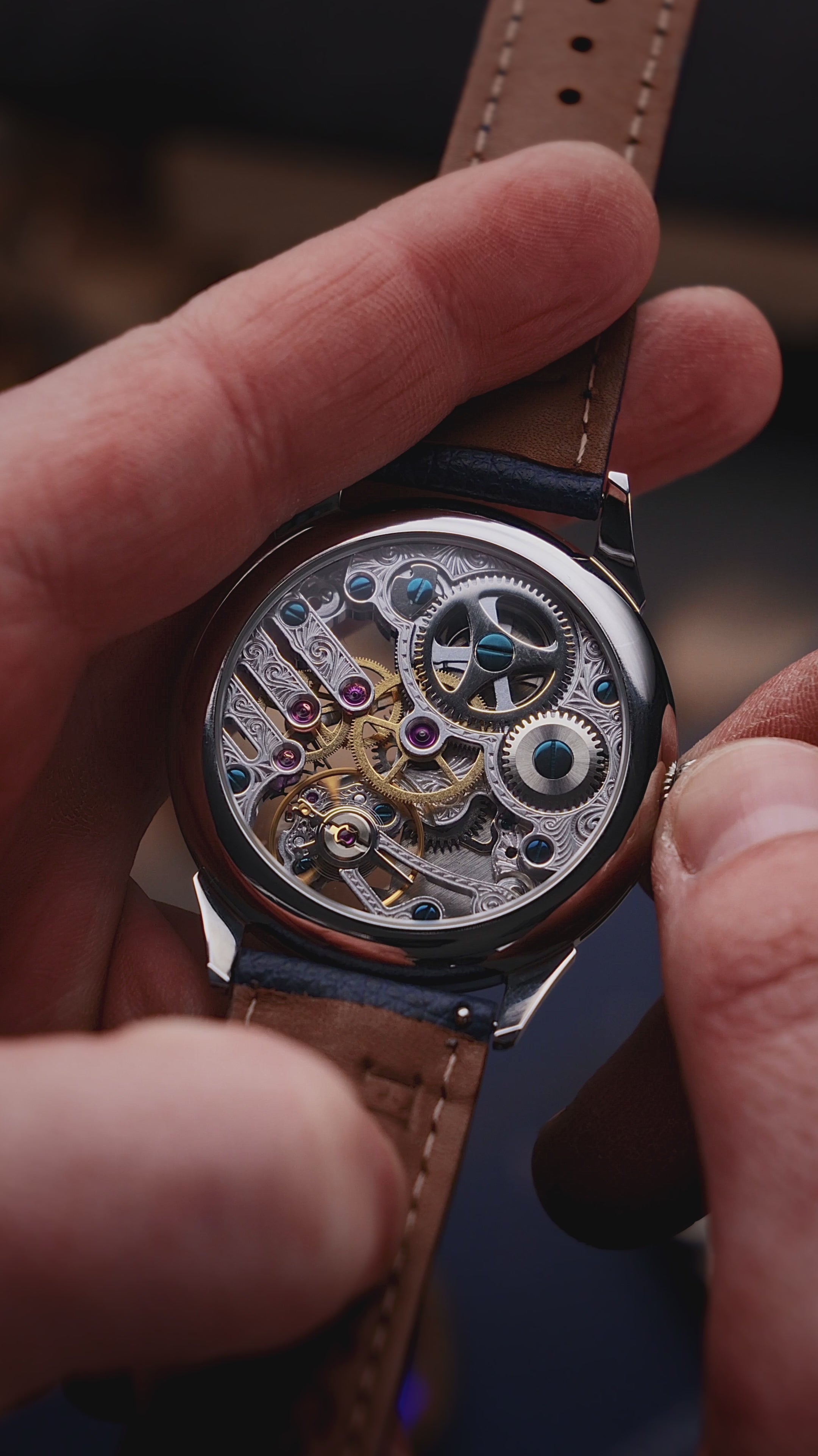 Steampunk Skeleton Watch on Video