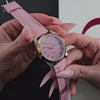 Promotional video of Lumine Pink handmade watch fo women