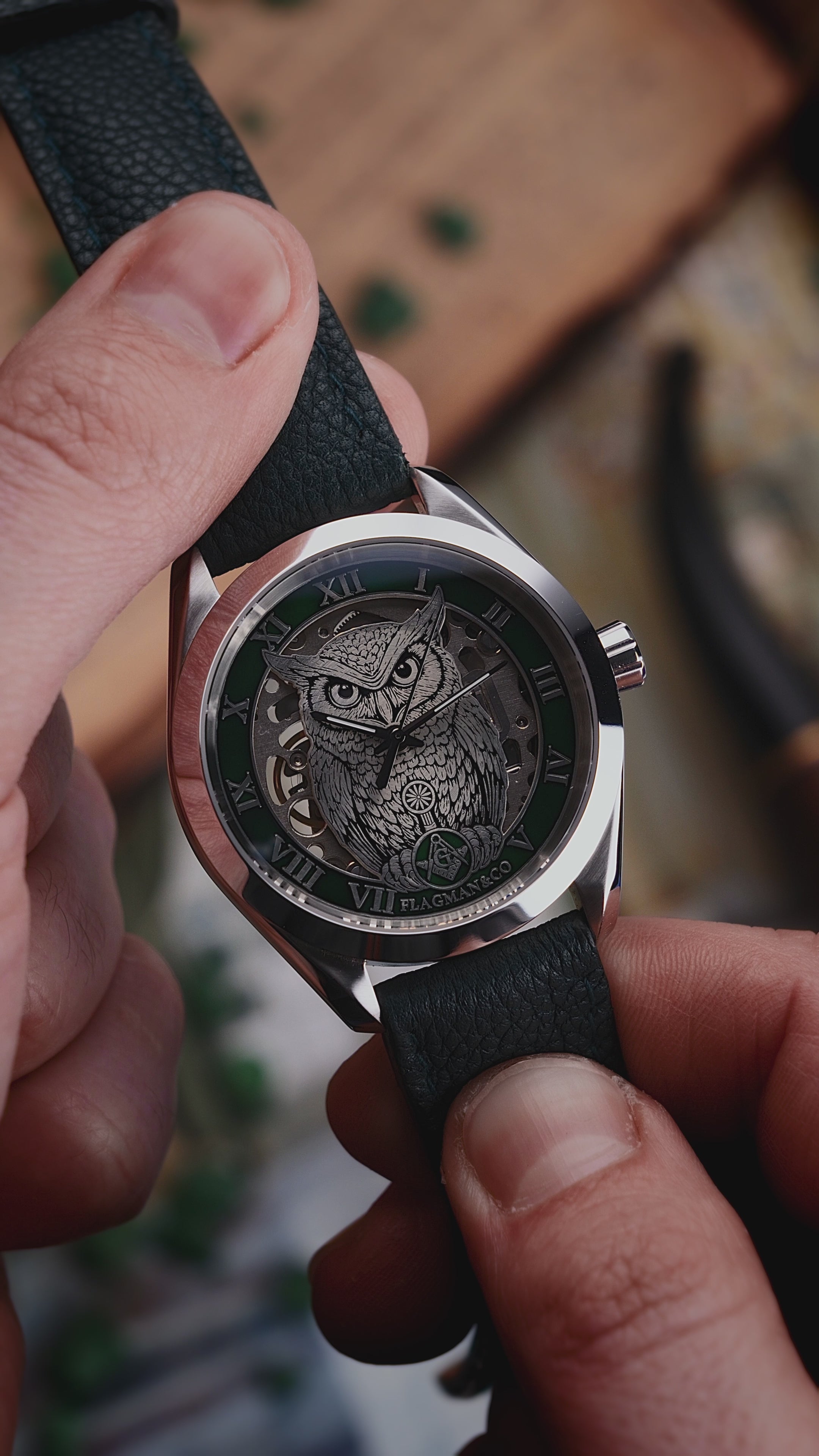 Skeleton Masonic Watch - Video