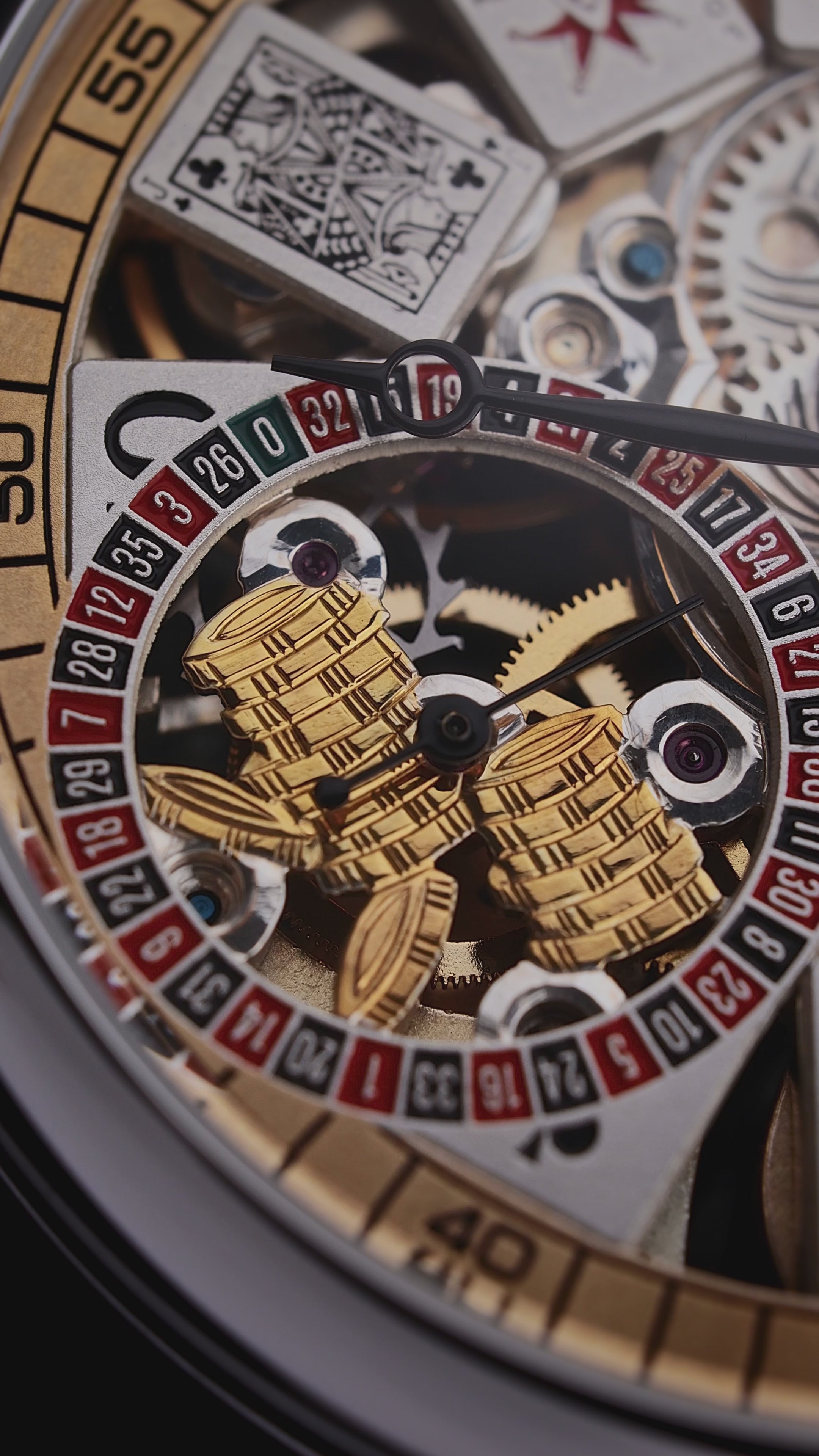 Skeleton Poker Watch - Video