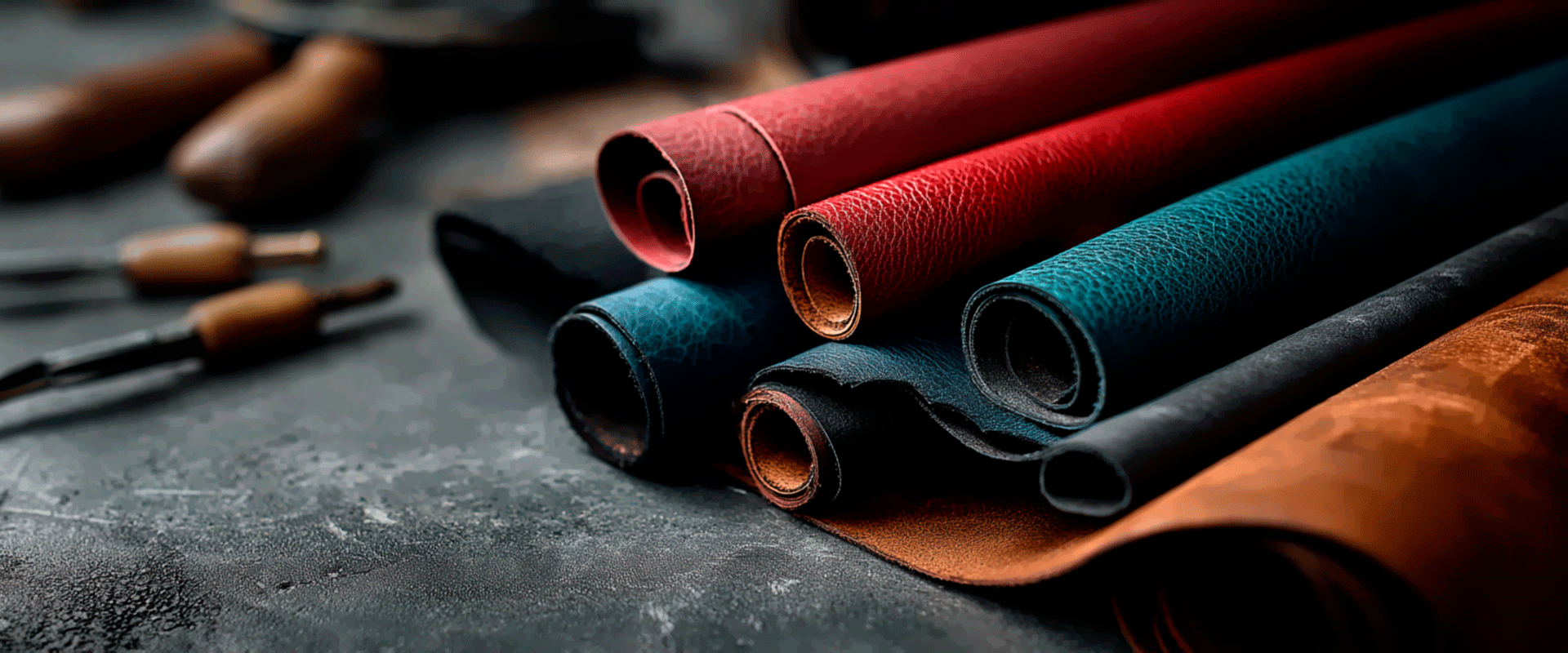 Full width banner for Safian leather Pink watch strap