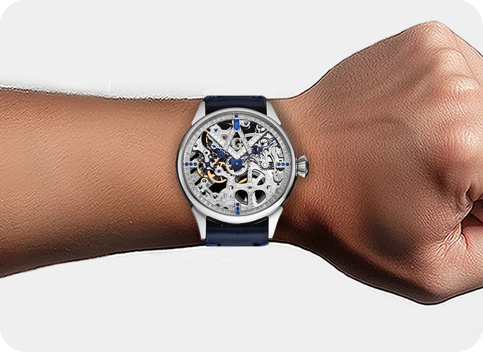 Skeleton Masonic Watch - Aesthetics Freemasonry