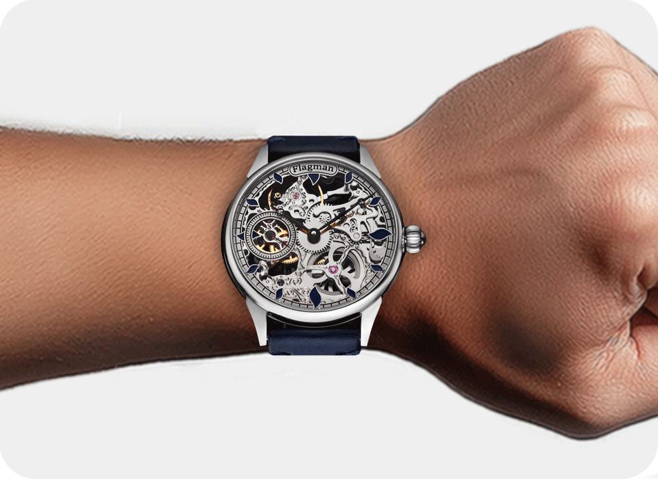 Steampunk Skeleton Watch - Aether Drop