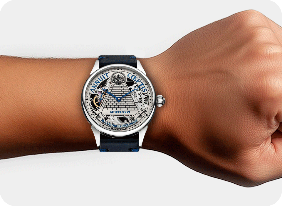 Skeleton Masonic Watch - Lodge