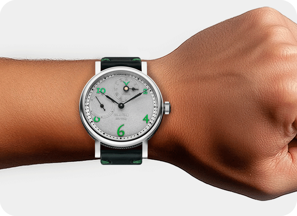 Mens Artisan Watch - Dual Green