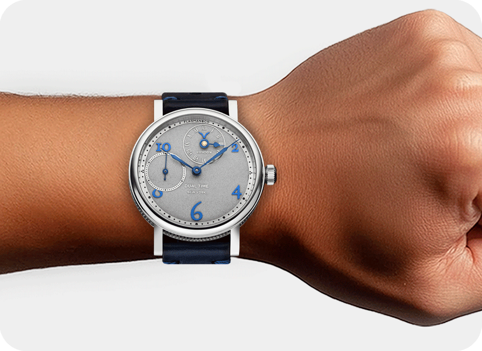 Mens Artisan Watch - Dual Blue